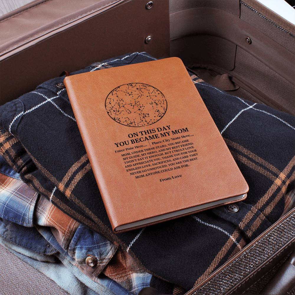 Unleash Your Gratitude with Our "On This Day You Became My Mom" Journal.