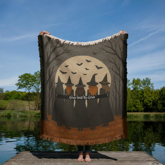 Girls Will Be Girls Halloween Blanket