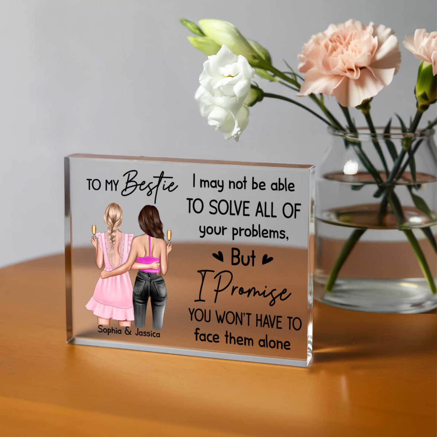 Custom name best friend plaque