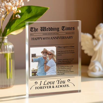 Printed Acrylic Block