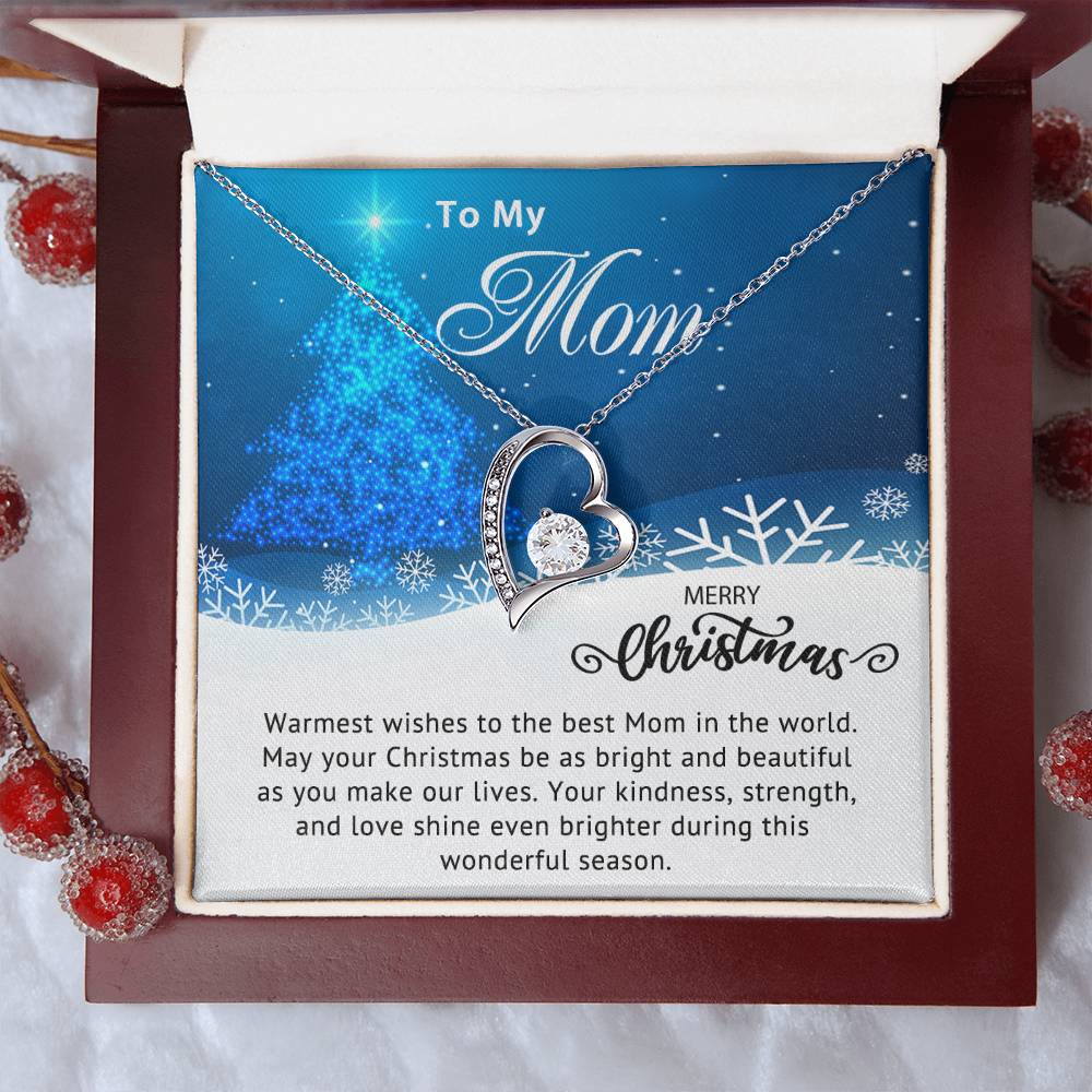 To My Mom - Christmas Gift - Forever Love Necklace