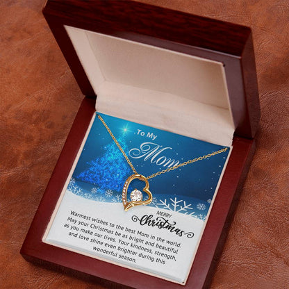 To My Mom - Christmas Gift - Forever Love Necklace