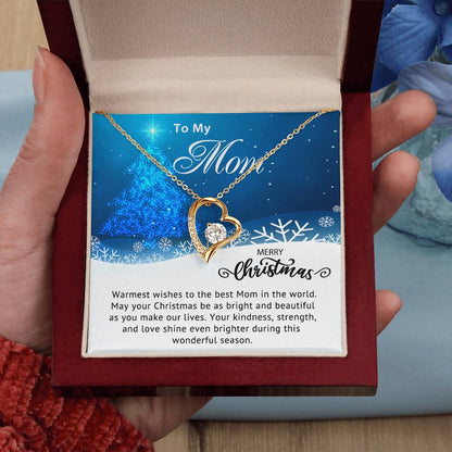 To My Mom - Christmas Gift - Forever Love Necklace