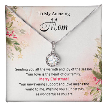 Mom - Heart of our Family - Christmas Gift - Eternal Hope Necklace