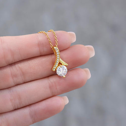 To My Daughter, Alluring Beauty Necklace - YERTIZZ.COM