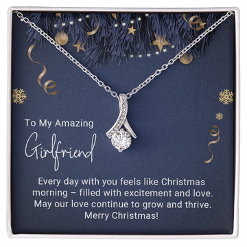 To My Amazing Girlfriend - Excitement - Christmas Gift - Alluring Beauty Necklace