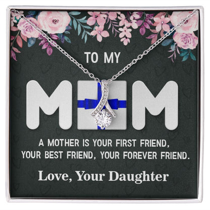 To My Mom, Alluring Beauty Necklace - YERTIZZ.COM