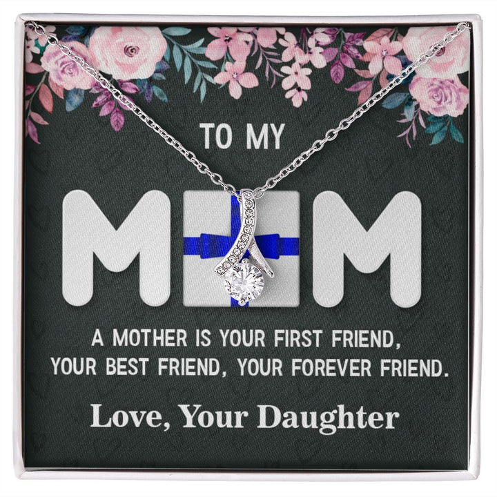 To My Mom, Alluring Beauty Necklace - YERTIZZ.COM