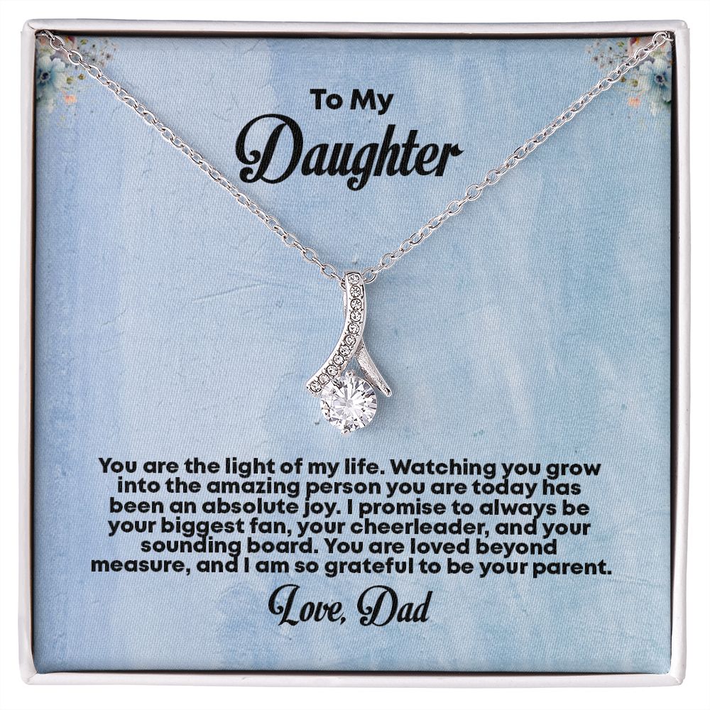 To My Daughter, Alluring Beauty Necklace - YERTIZZ.COM