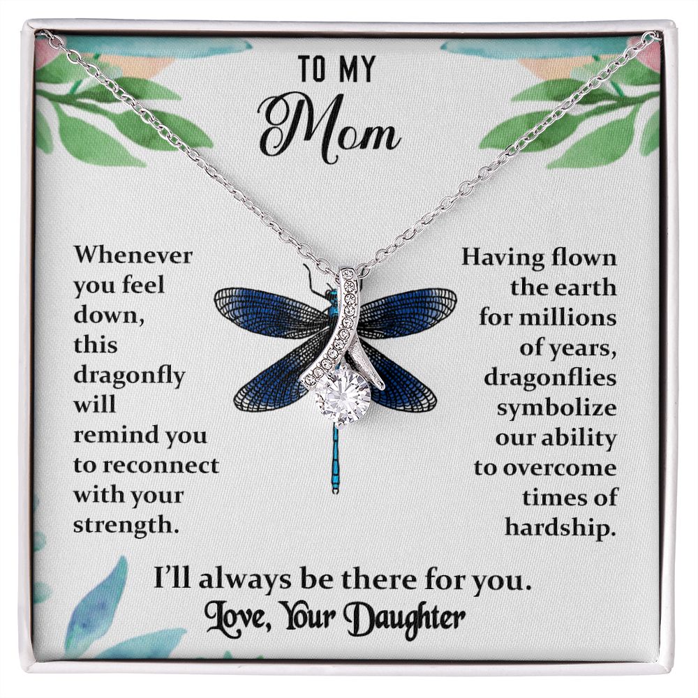 To My Mom, Alluring Beauty Necklace - YERTIZZ.COM