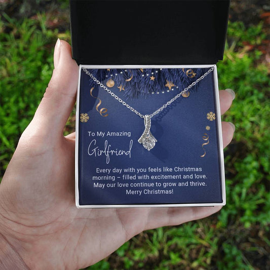 To My Amazing Girlfriend - Excitement - Christmas Gift - Alluring Beauty Necklace