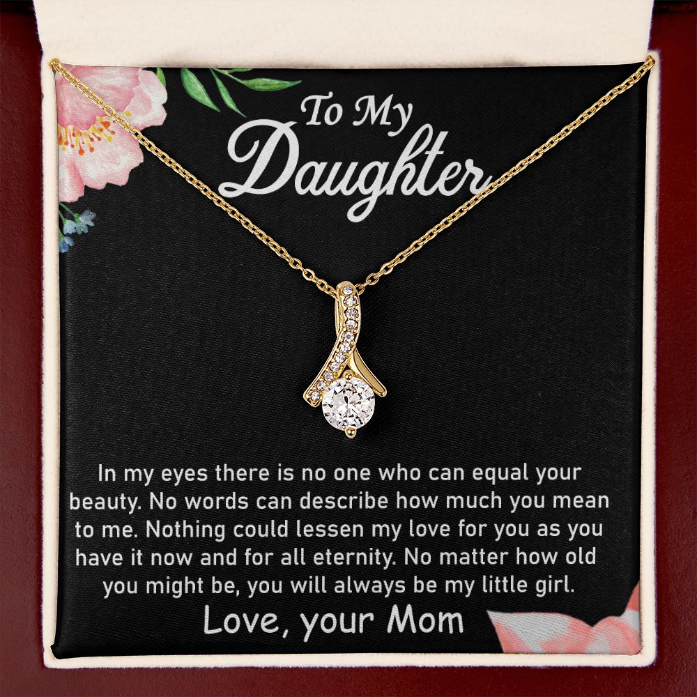 To My Daughter, Alluring Beauty Necklace - YERTIZZ.COM