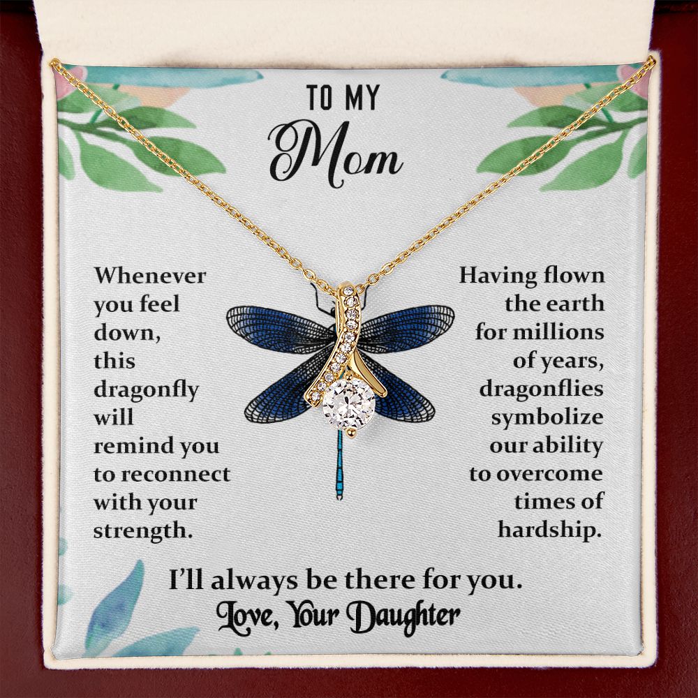 To My Mom, Alluring Beauty Necklace - YERTIZZ.COM