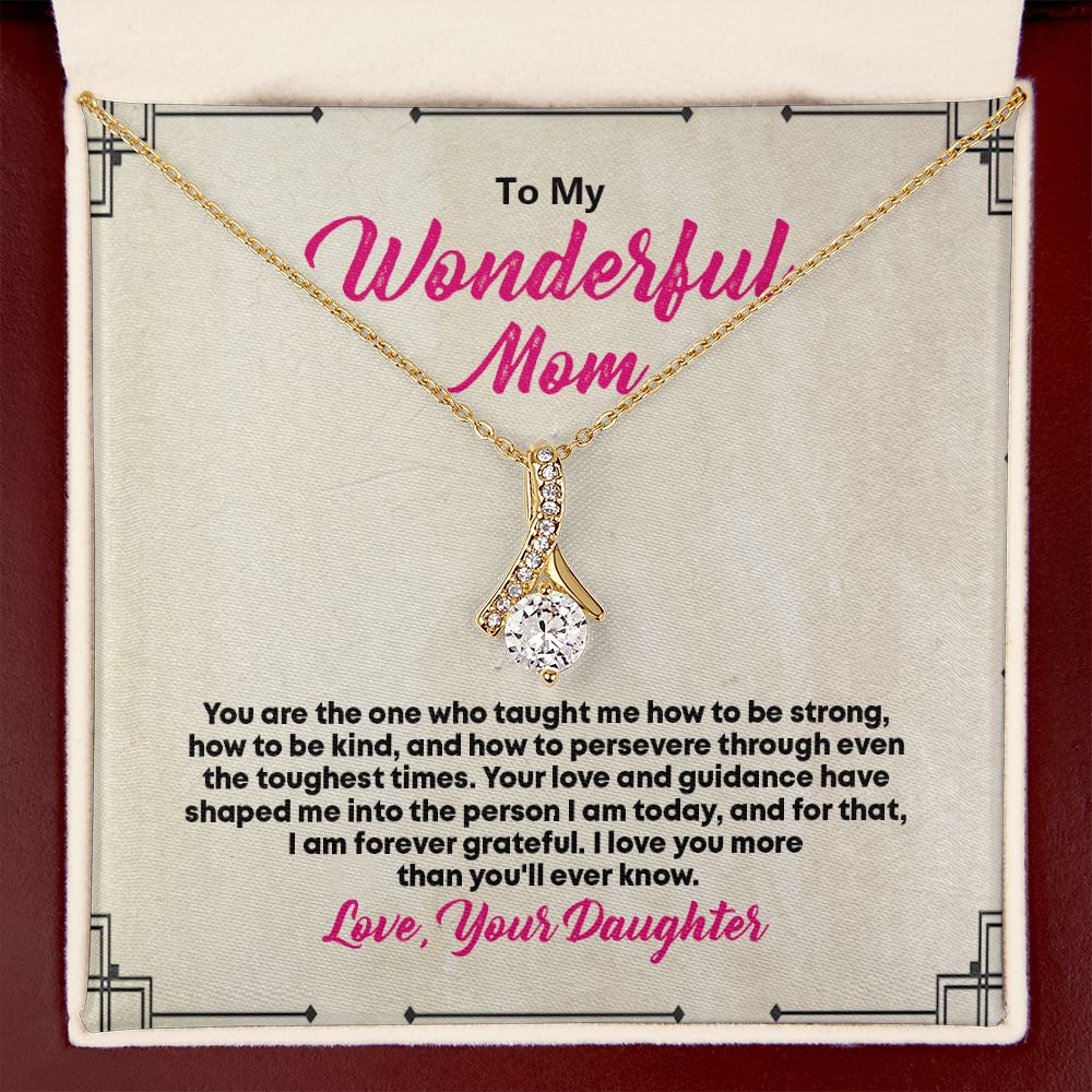To My Beautiful Mom, Alluring Beauty Necklace - YERTIZZ.COM