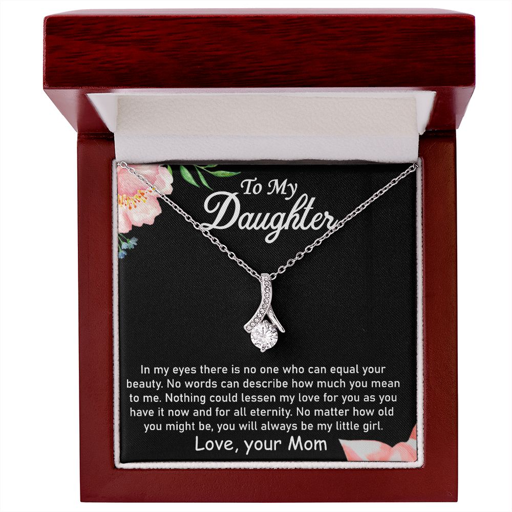 To My Daughter, Alluring Beauty Necklace - YERTIZZ.COM