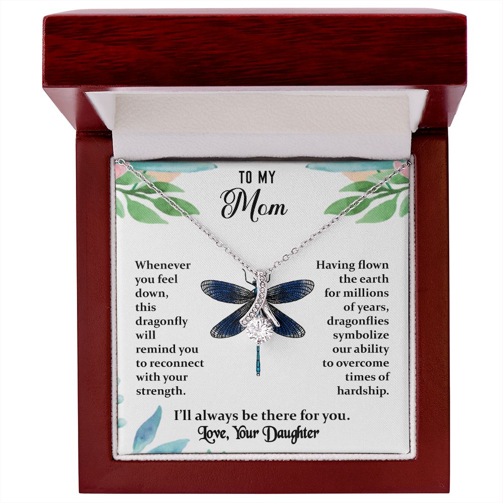To My Mom, Alluring Beauty Necklace - YERTIZZ.COM
