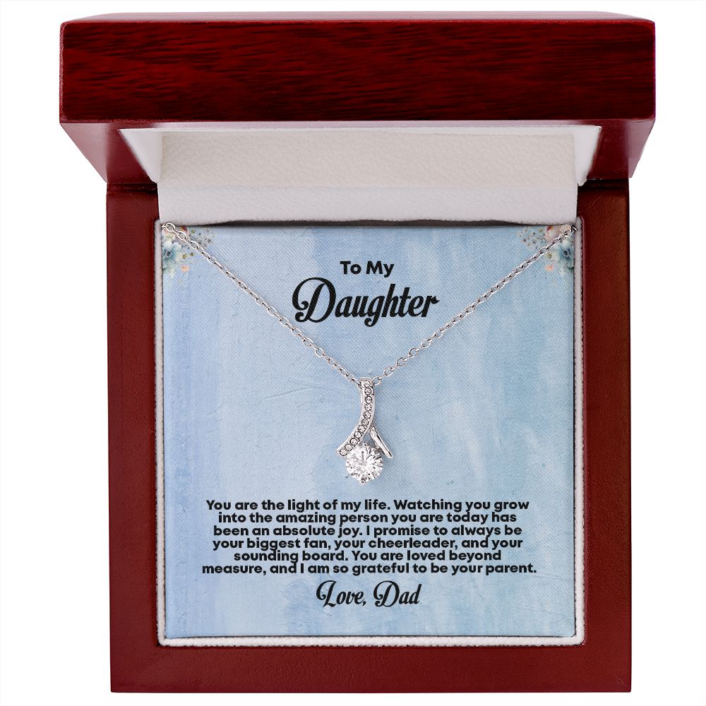 To My Daughter, Alluring Beauty Necklace - YERTIZZ.COM