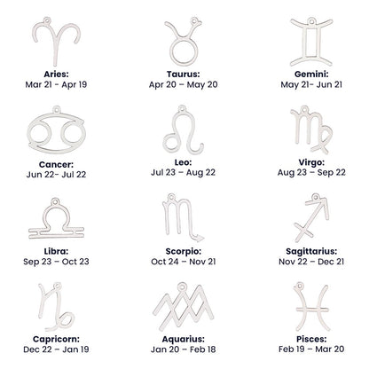 Libra, Zodiac, Sign, Astrological Pendant, Necklace - YERTIZZ.COM