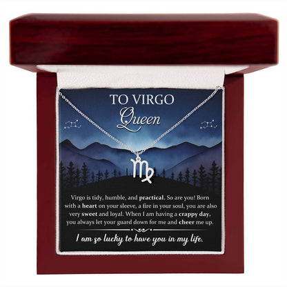 Virgo, Zodiac, Sign, Astrological Pendant, Necklace - YERTIZZ.COM