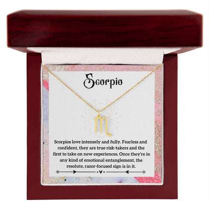 Scorpio, Zodiac, Sign, Astrological Pendant, Necklace - YERTIZZ.COM