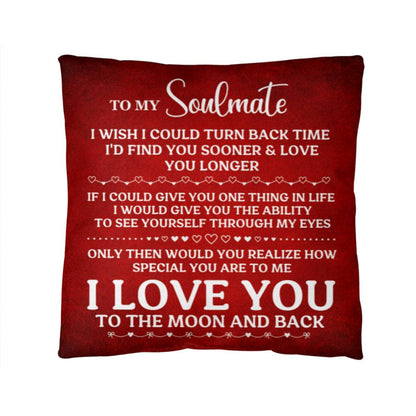 To My Soulmate, I Love You, Classic Throw Pillow - YERTIZZ.COM