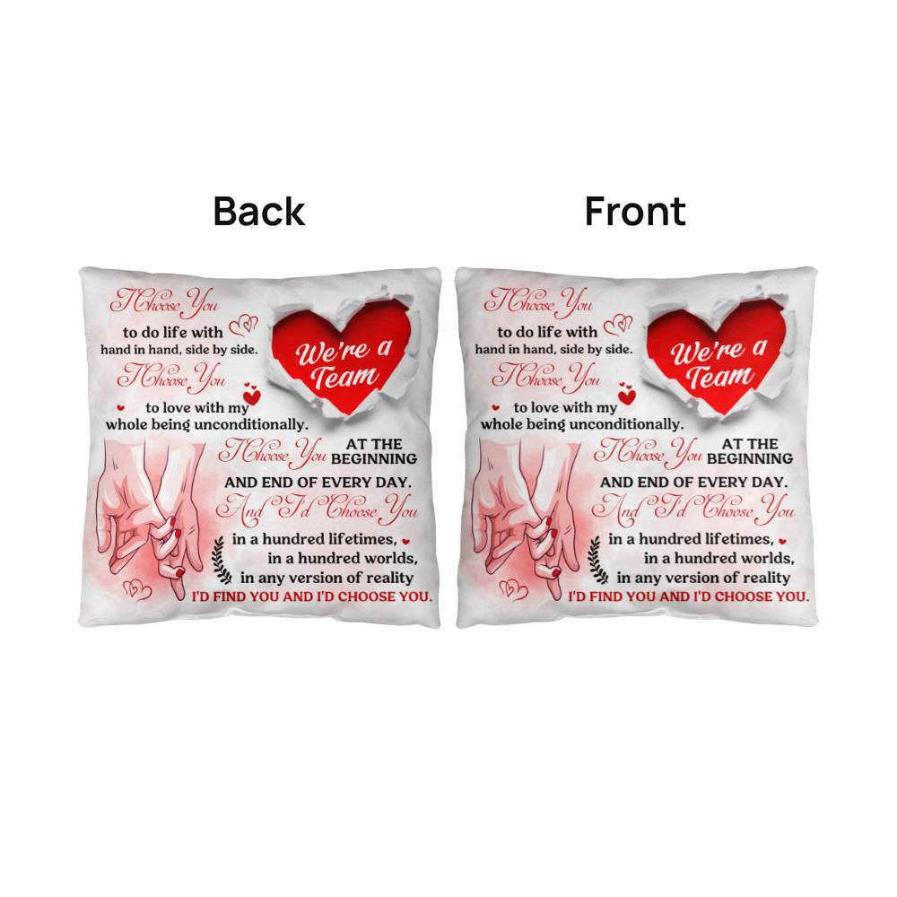 Classic Throw Pillow, To Wife, Soulmate, Girlfriend, Mother's Day - YERTIZZ.COM