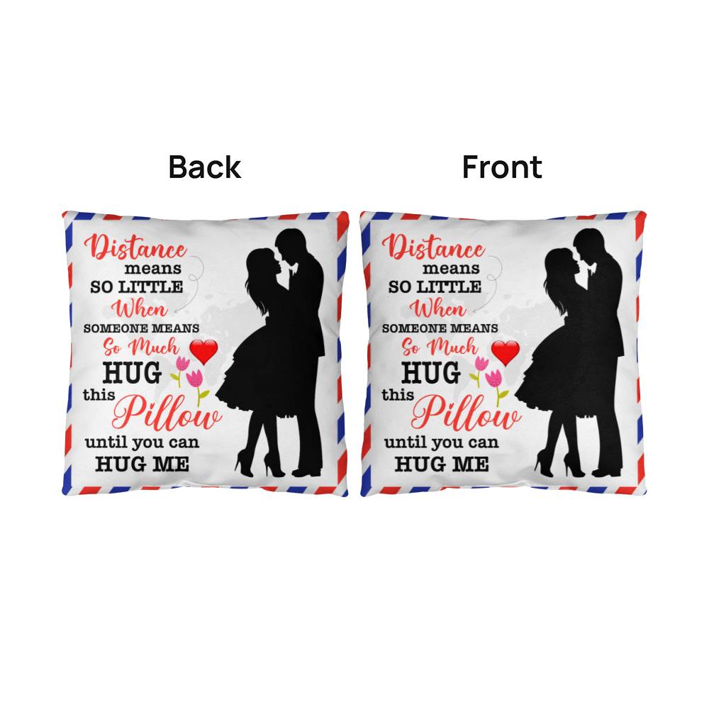 Distance Means So Little, Classic Throw Pillow, Mother's Day - YERTIZZ.COM