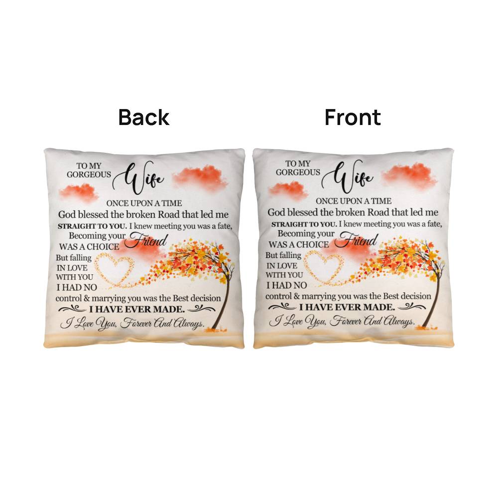 To My Gorgeous Wife, Classic Throw Pillow, Mother's Day - YERTIZZ.COM