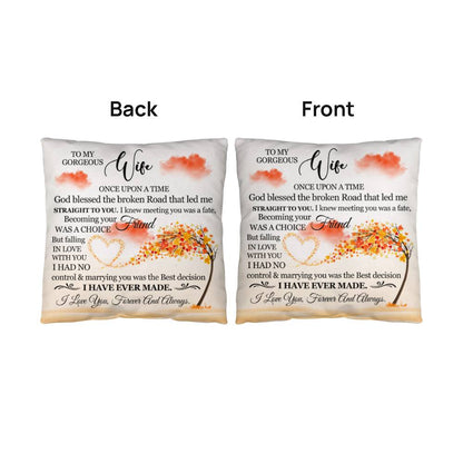 To My Gorgeous Wife, Classic Throw Pillow, Mother's Day - YERTIZZ.COM