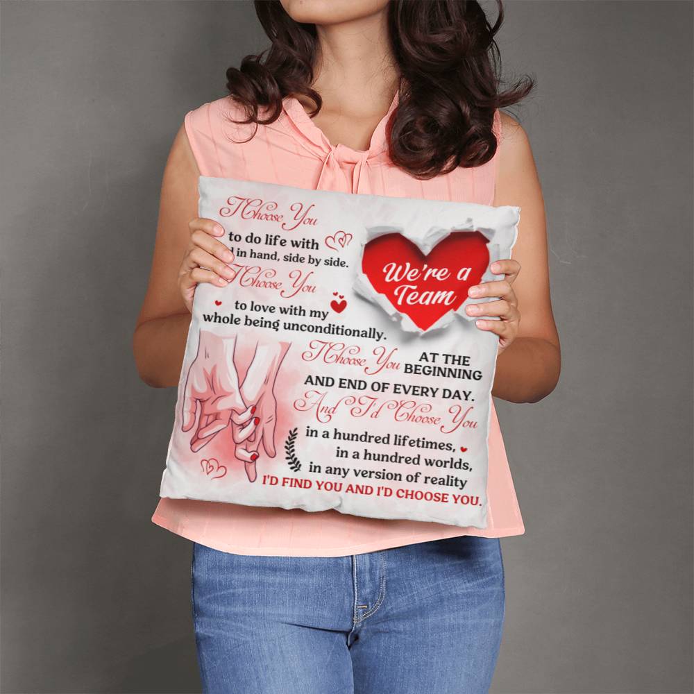 Classic Throw Pillow, To Wife, Soulmate, Girlfriend, Mother's Day - YERTIZZ.COM