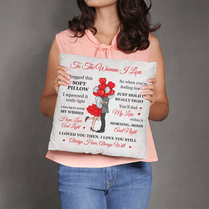 To The Woman I Love, Soft Classic Throw Pillow, Mother's Day - YERTIZZ.COM
