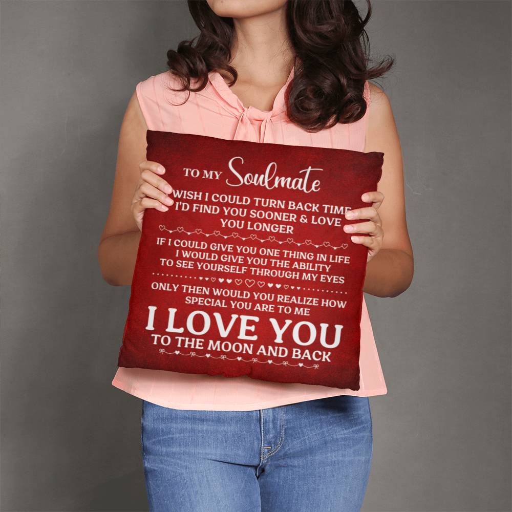 To My Soulmate, I Love You, Classic Throw Pillow - YERTIZZ.COM