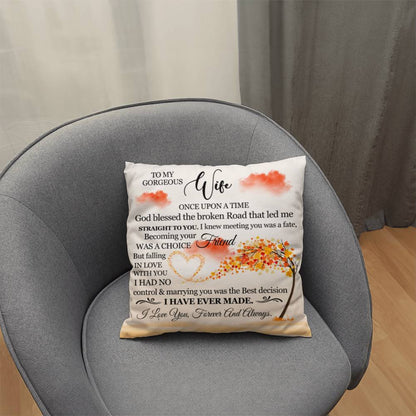 To My Gorgeous Wife, Classic Throw Pillow, Mother's Day - YERTIZZ.COM