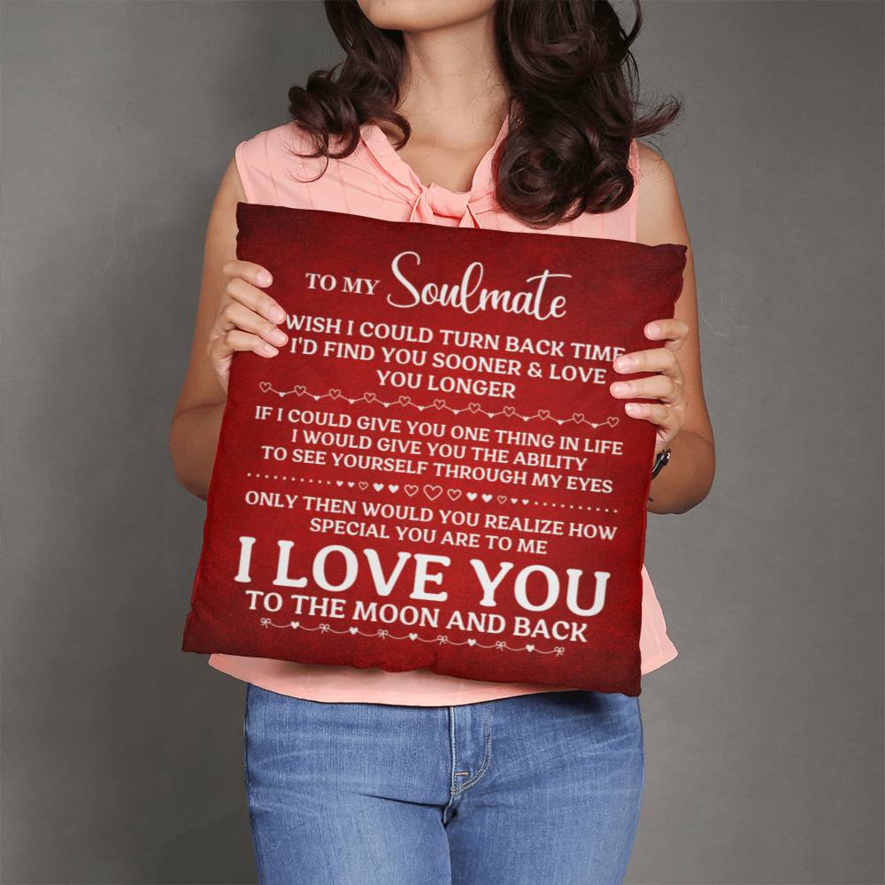 To My Soulmate, I Love You, Classic Throw Pillow - YERTIZZ.COM