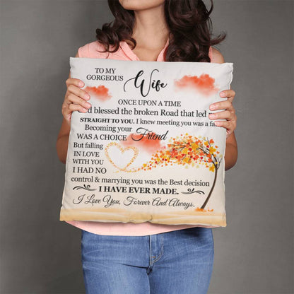 To My Gorgeous Wife, Classic Throw Pillow, Mother's Day - YERTIZZ.COM