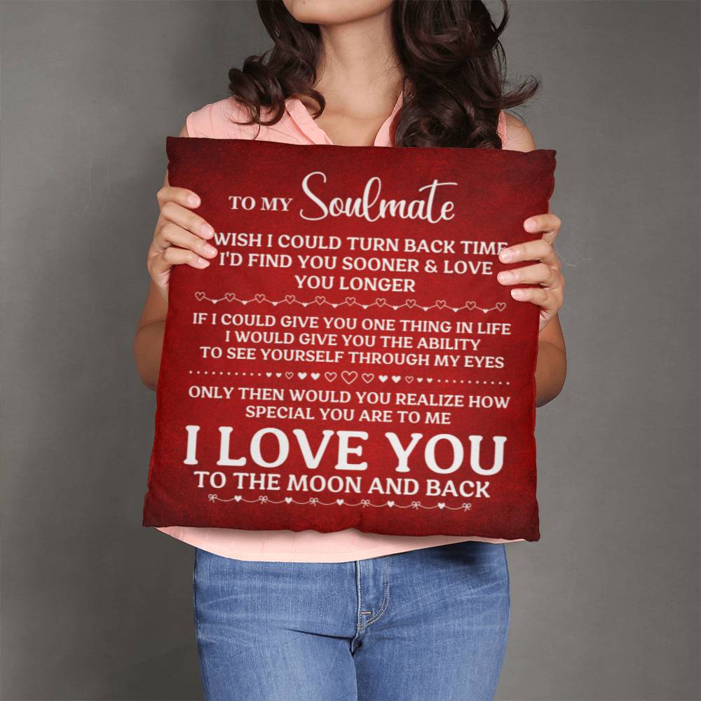 To My Soulmate, I Love You, Classic Throw Pillow - YERTIZZ.COM