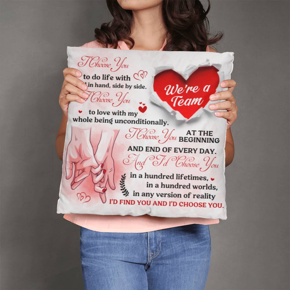 Classic Throw Pillow, To Wife, Soulmate, Girlfriend, Mother's Day - YERTIZZ.COM