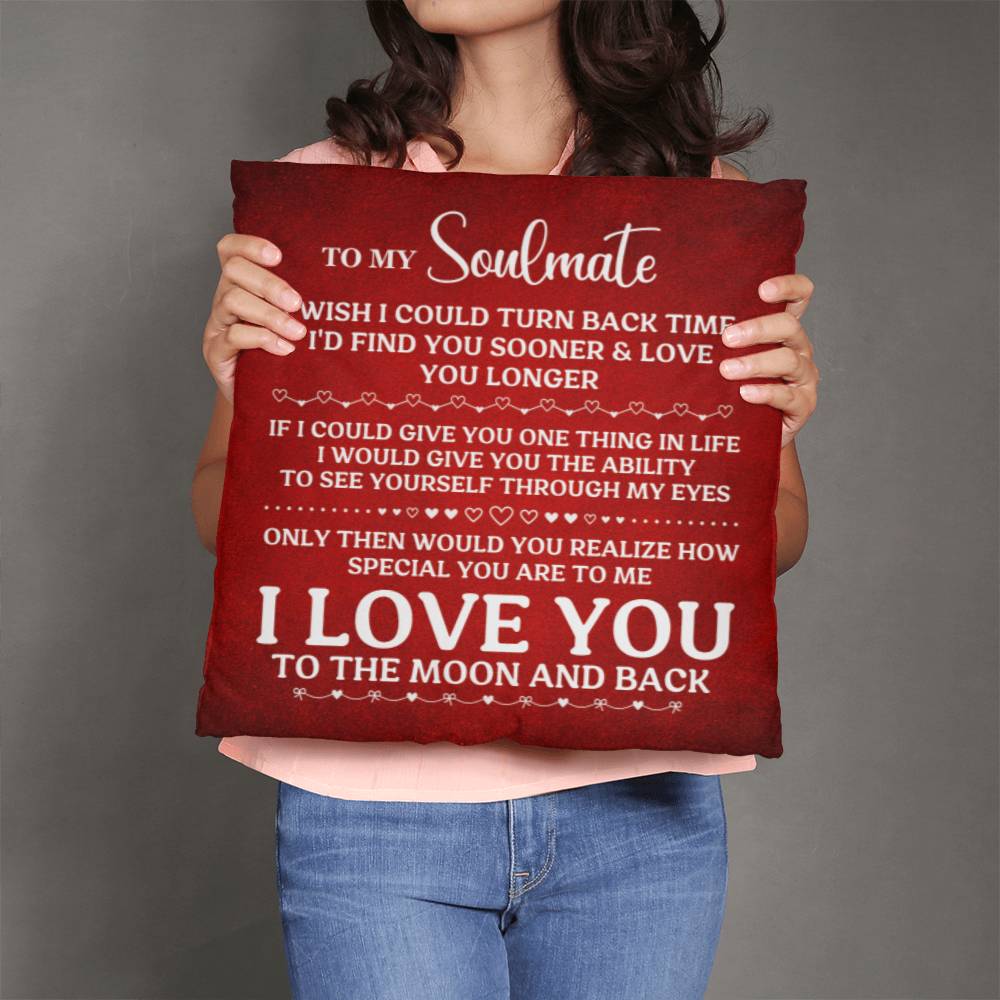 To My Soulmate, I Love You, Classic Throw Pillow - YERTIZZ.COM