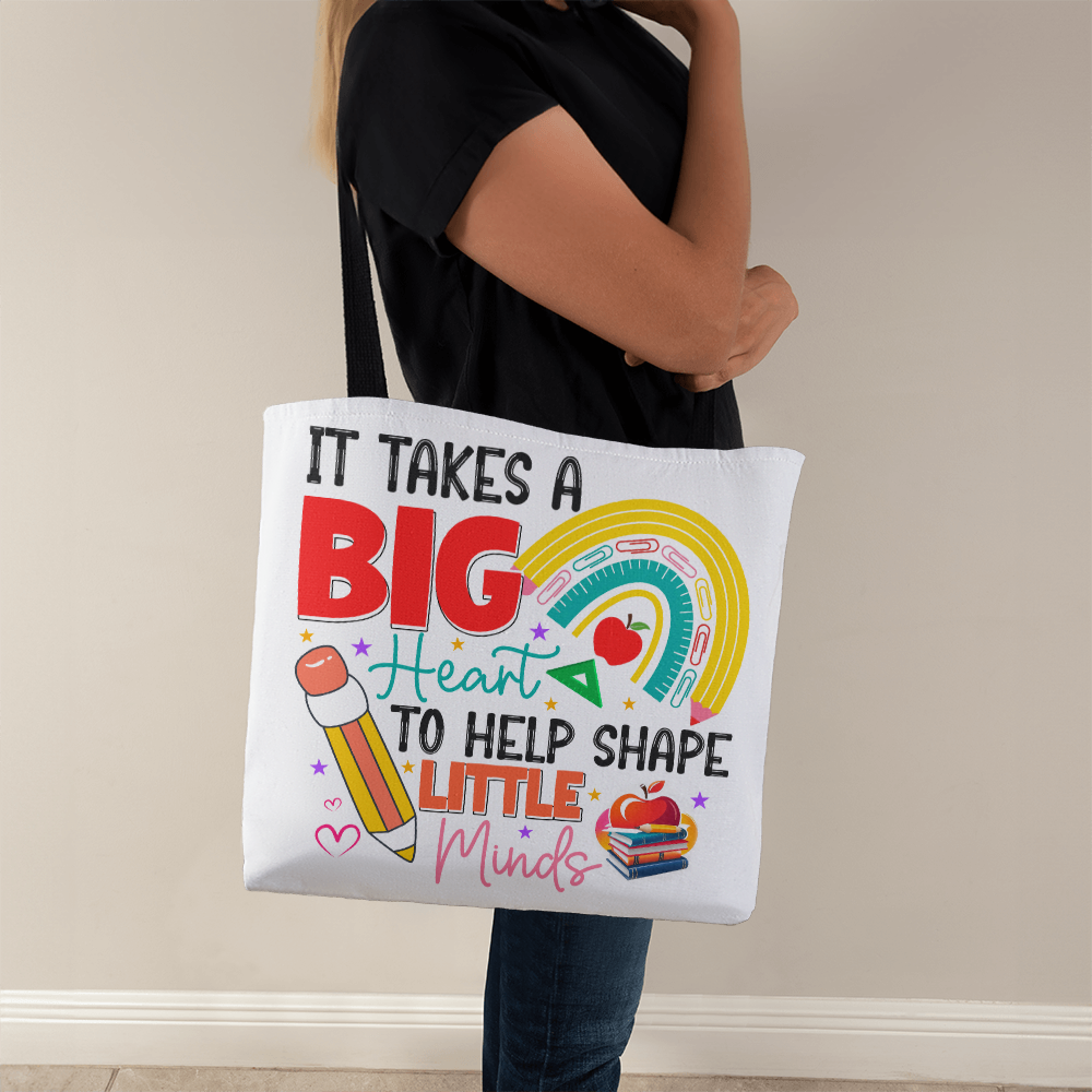 Teach, Love, Inspire – Back to School Teacher Tote Bag