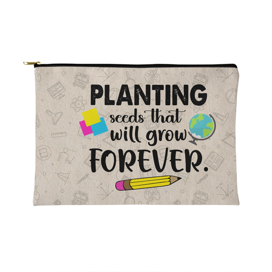 Lesson Plan Essentials – Cute Teacher Tote Pouch