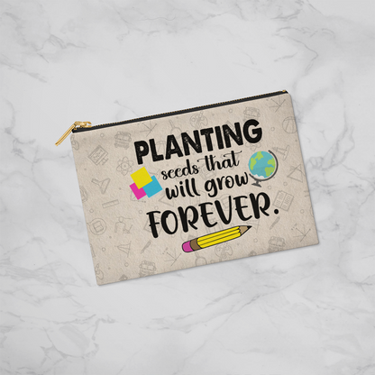 Lesson Plan Essentials – Cute Teacher Tote Pouch