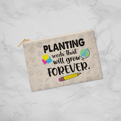 Lesson Plan Essentials – Cute Teacher Tote Pouch