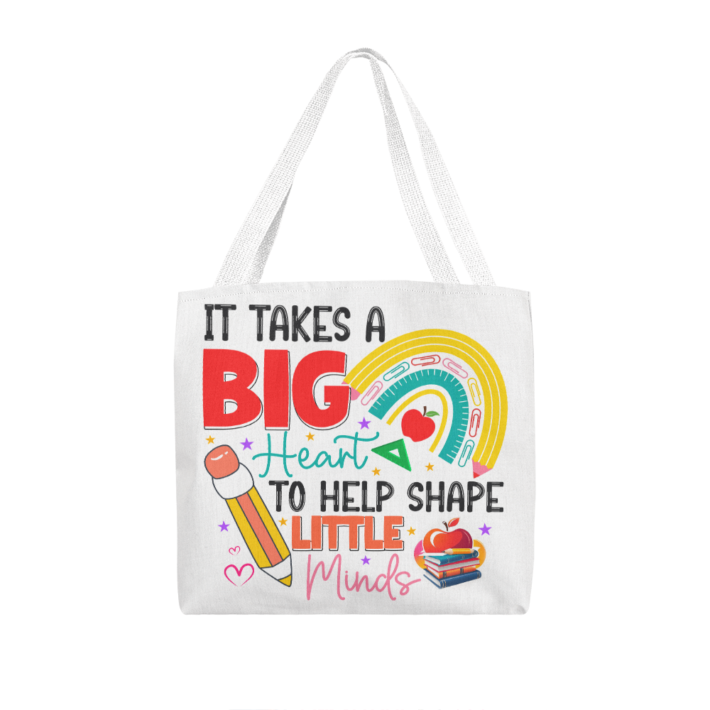 Teach, Love, Inspire – Back to School Teacher Tote Bag