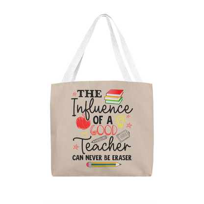 Teaching Is a Work of Heart – Inspirational School Tote