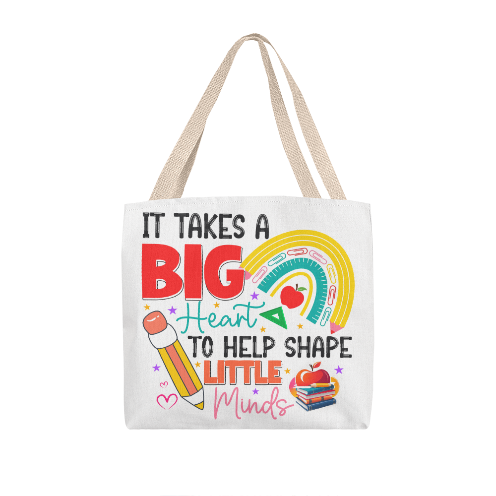 Teach, Love, Inspire – Back to School Teacher Tote Bag