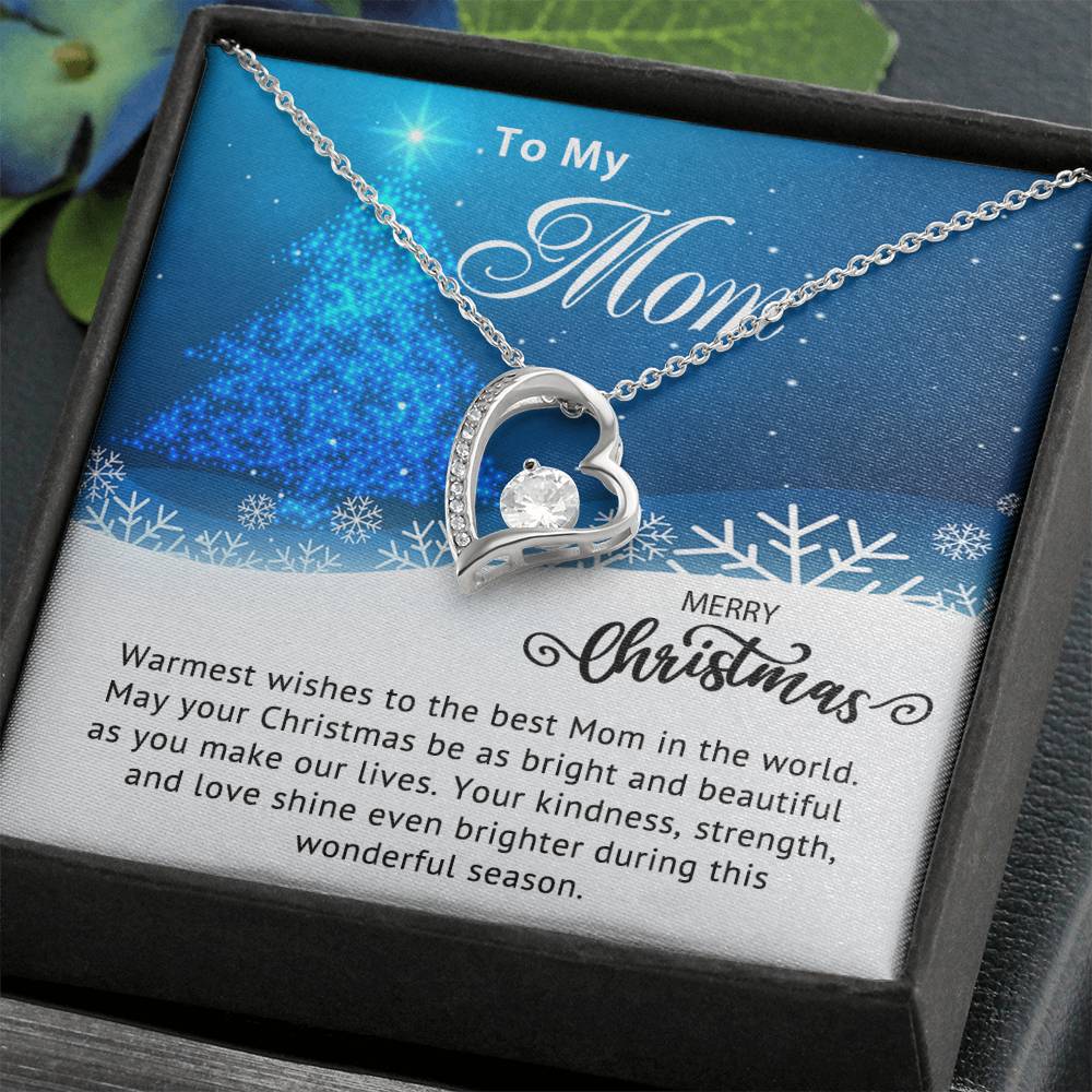 To My Mom - Christmas Gift - Forever Love Necklace