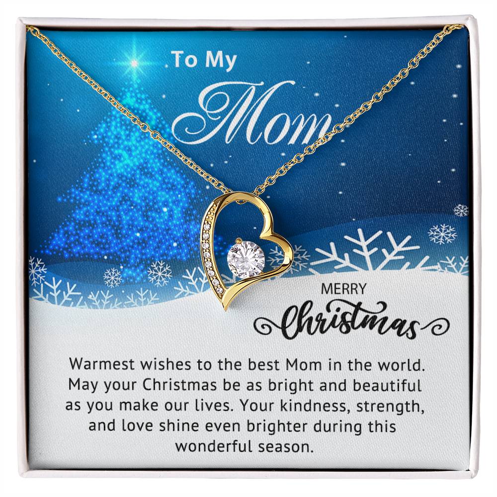 To My Mom - Christmas Gift - Forever Love Necklace