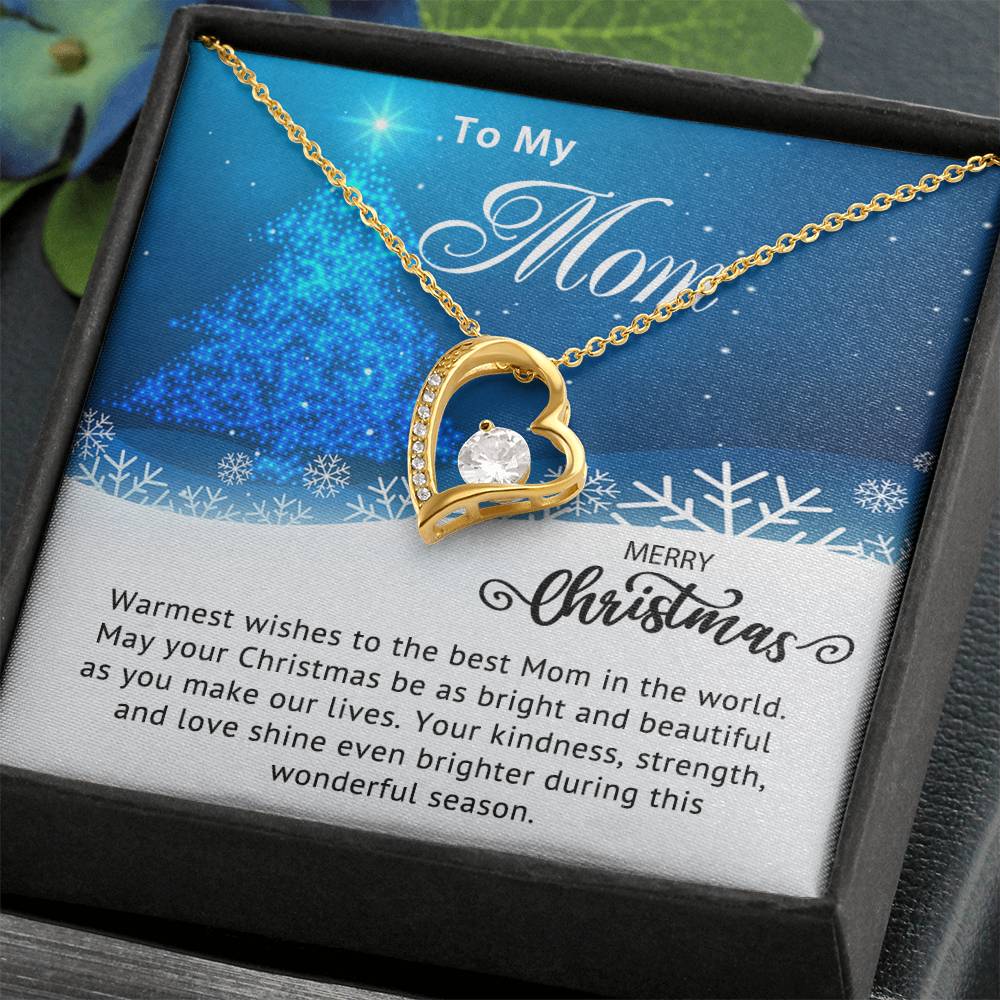 To My Mom - Christmas Gift - Forever Love Necklace