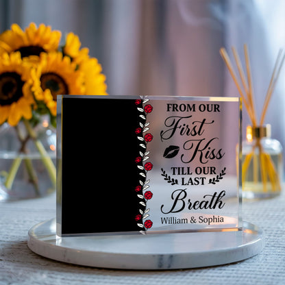 Personalized Soul Mate Acrylic Block – Custom Photo Gift for Couple, Husband Wife, Boyfriend Girlfriend, Anniversary or Valentine’s Keepsake