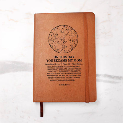 Unleash Your Gratitude with Our "On This Day You Became My Mom" Journal.